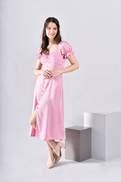 Rosette Dress - Lardy Dardy - ROS - PIN - 1